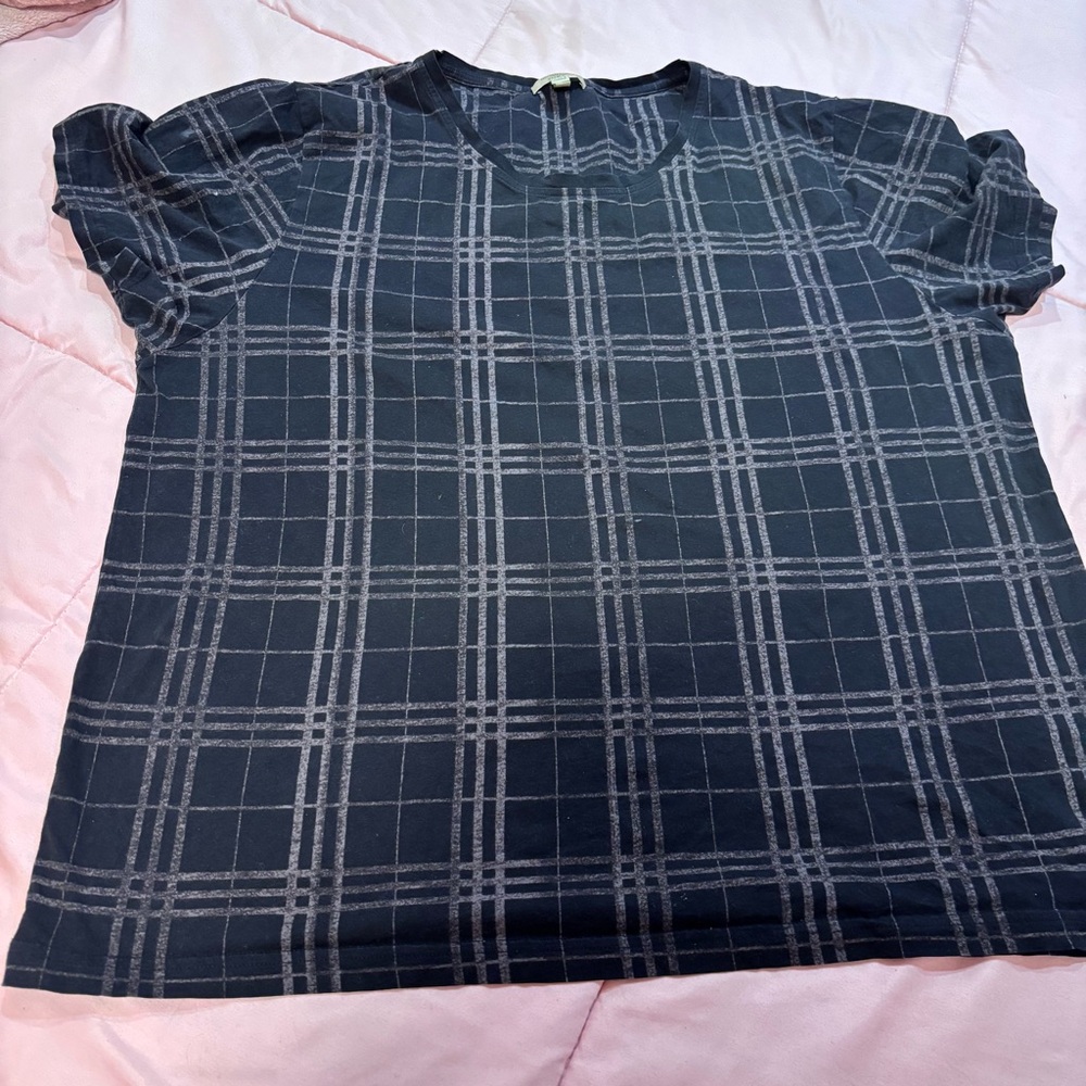 Burberry London nova check plaid Tshirt XL